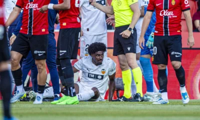 lesión Thierry Rendall — Lesión de Thierry Rendall complica su futuro en el Valencia