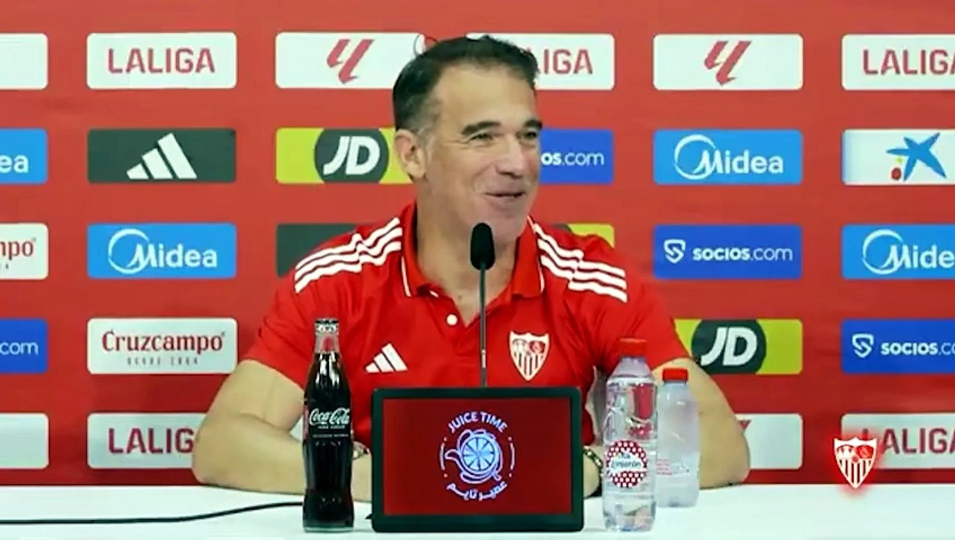 Destitución Luis García Plaza — Destitución Luis García Plaza: Sorpresa en el Sevilla ante preguntas sobre el fu