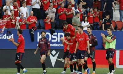 Osasuna asegura permanencia — Osasuna asegura permanencia en LaLiga con victoria agónica ante el Sevilla