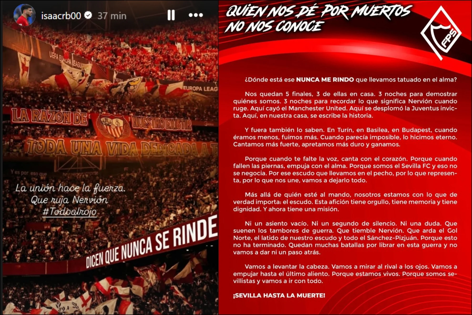 Sevilla FC unión afición — Sevilla FC unión afición: El sevillismo se moviliza en rojo para salvar la categ