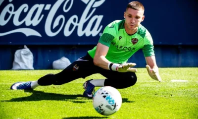 cirugía Álex Primo hombro — Cirugía Álex Primo hombro: Portero del Levante se perderá la temporada