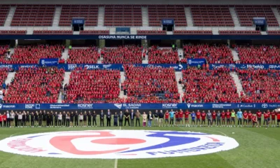Entrenamiento Osasuna niños — Entrenamiento Osasuna niños: 4.800 menores llenaron El Sadar