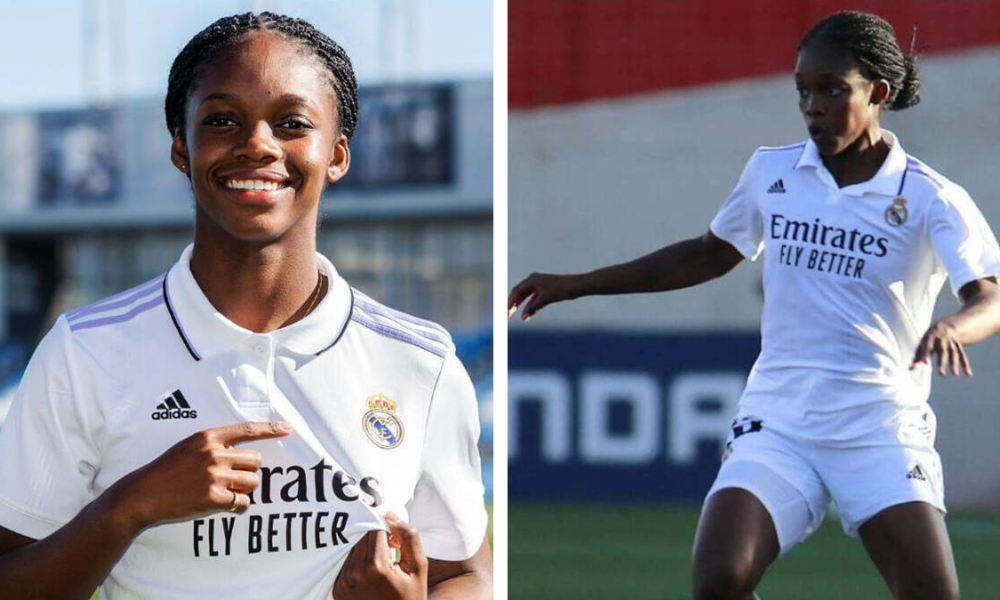 Linda Caicedo Bernabéu tenis — Linda Caicedo: Única del Real Madrid Femenino en Exhibición de Tenis del Bernabé