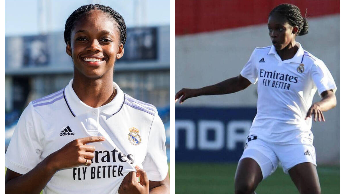 Linda Caicedo Bernabéu tenis — Linda Caicedo: Única del Real Madrid Femenino en Exhibición de Tenis del Bernabé
