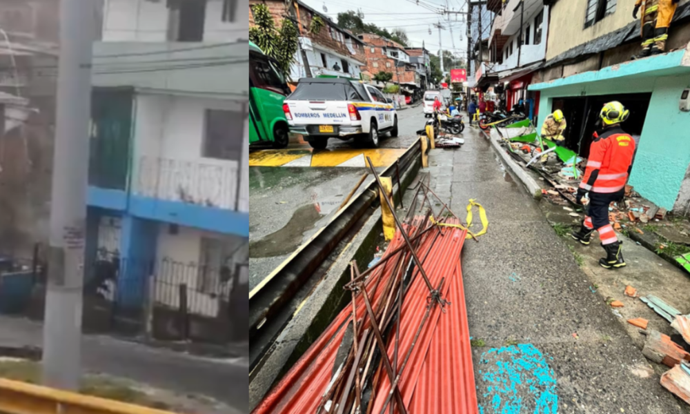 desbordamiento de quebradas en Medellín — Desbordamiento de quebradas en Medellín deja una niña muerta durante Viernes San