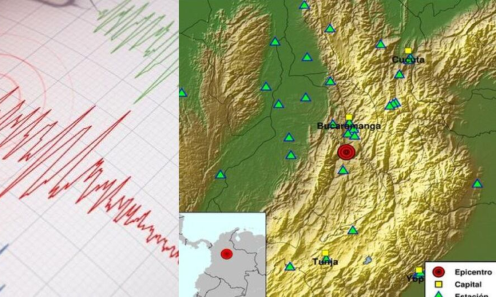 Temblor en Colombia — Reportan Temblor en Colombia: Sismo de magnitud 3.3 en Santander