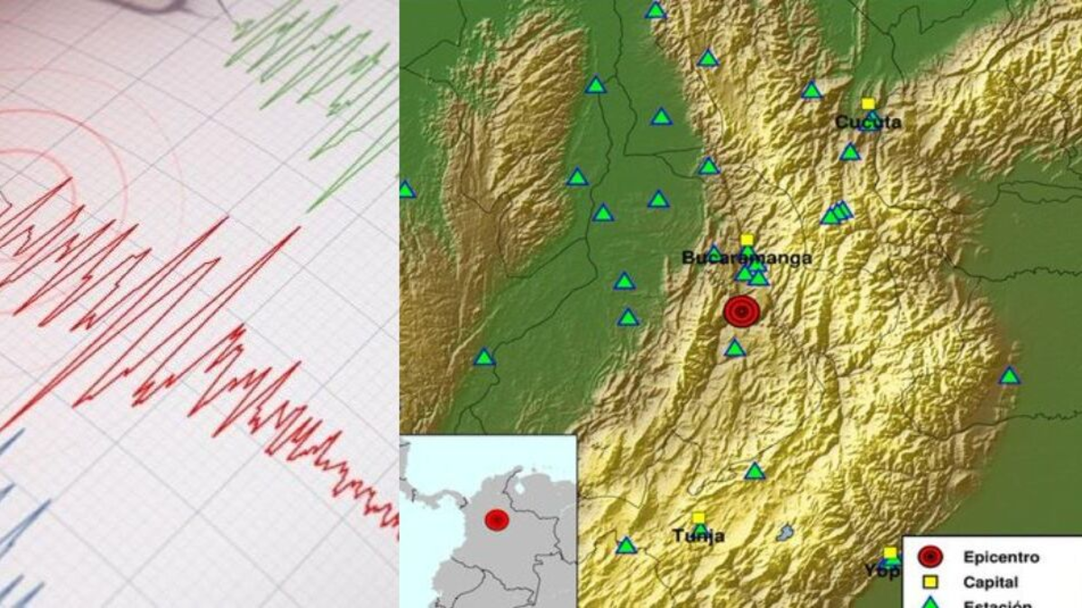 Temblor en Colombia — Reportan Temblor en Colombia: Sismo de magnitud 3.3 en Santander