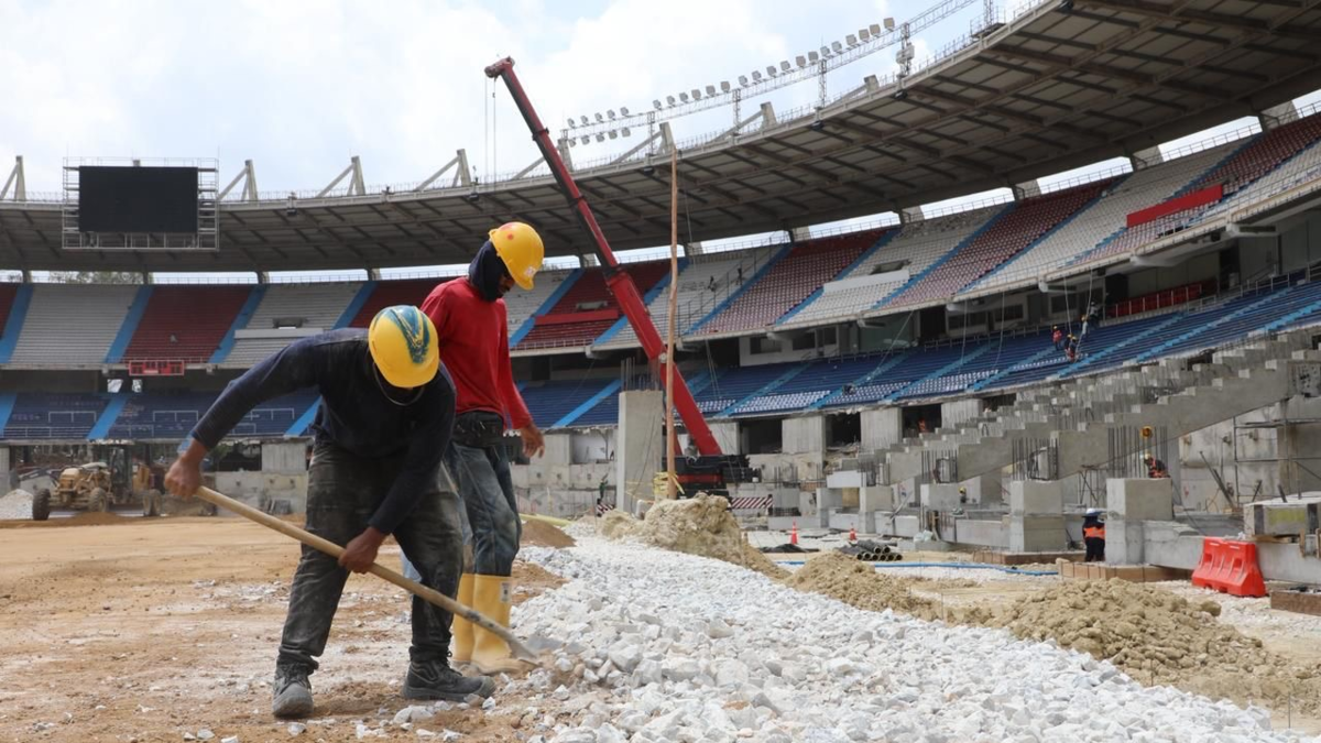 obras Metropolitano Barranquilla — Conmebol satisfecha con las Obras Metropolitano Barranquilla para la Sudamerican
