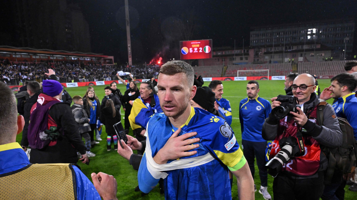 Edin Dzeko clasificación Mundial — Edin Dzeko lleva a Bosnia al Mundial 2026 tras eliminar a Italia en penales