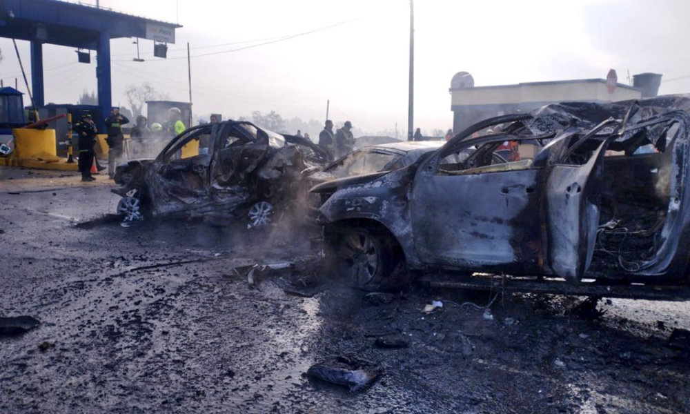 tragedia en peaje Casablanca — Tragedia en peaje Casablanca: familia de Santander murió incinerada en choque de