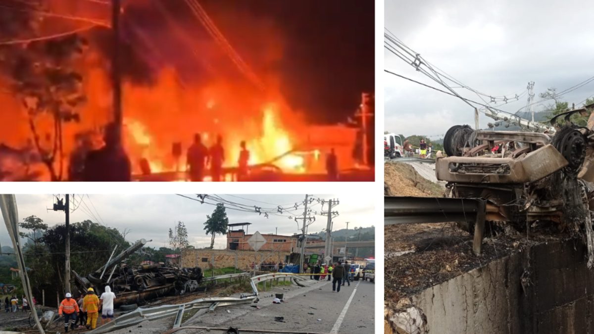 accidentes Semana Santa Colombia — Accidentes Semana Santa Colombia: familia muere calcinada en peaje y reportan si
