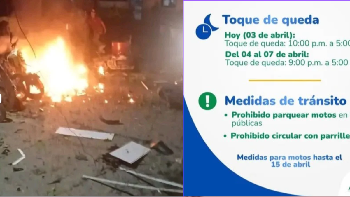 ataque terrorista en Briceño — Ataque terrorista en Briceño: alcaldía refuerza seguridad tras moto bomba