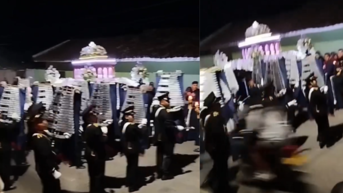 motociclista arrolló procesión — Motociclista arrolló procesión de Semana Santa en Cauca: seis heridos
