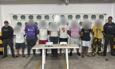 extorsión Barranquilla — Captura de Ocho Presuntos Extorsionistas Golpea a 'Los Pepes' en Barranquilla