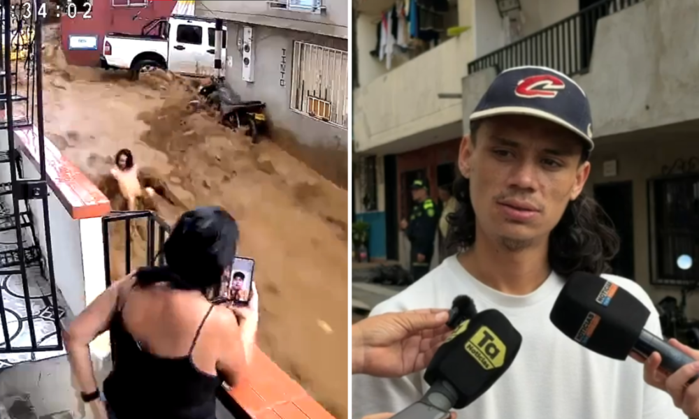 joven arrastrado Manrique — Emergencia invernal: Joven arrastrado por quebrada desbordada en Manrique, Medel