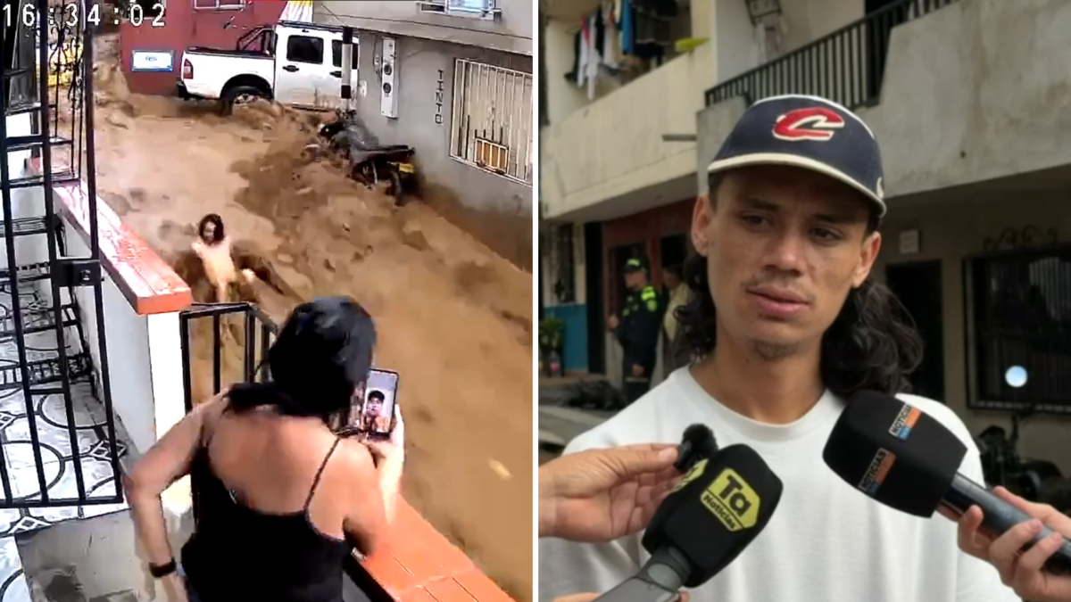 joven arrastrado Manrique — Emergencia invernal: Joven arrastrado por quebrada desbordada en Manrique, Medel