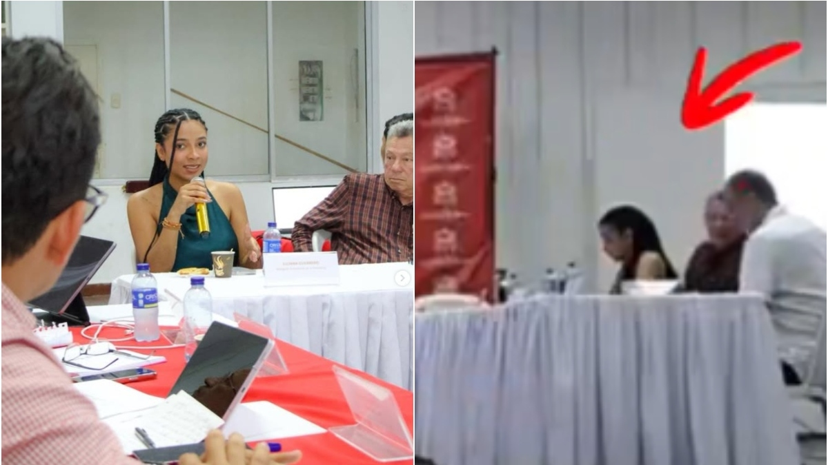 Juliana Guerrero UPC — Juliana Guerrero en sesión de la Universidad Popular del Cesar en La Jagua de Ib