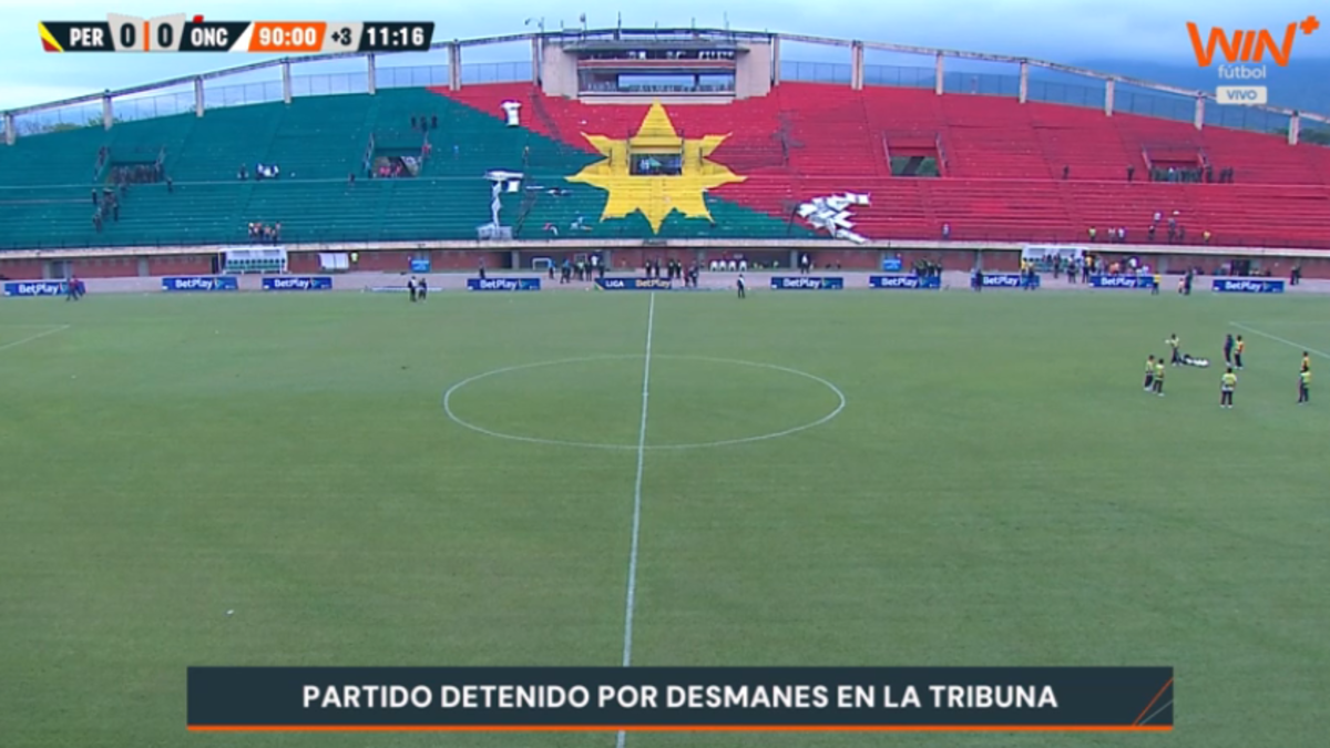 Partido detenido Yopal — Desórdenes en el Estadio de Yopal: Partido Detenido entre Pereira y Once Caldas