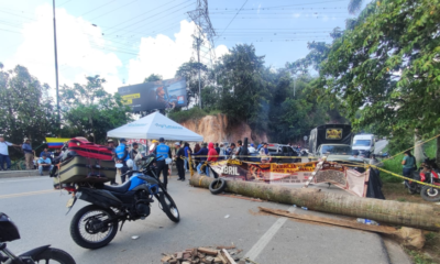 Paro Santander — Paro Santander cumple sexto día con bloqueos viales persistentes por avalúo cata