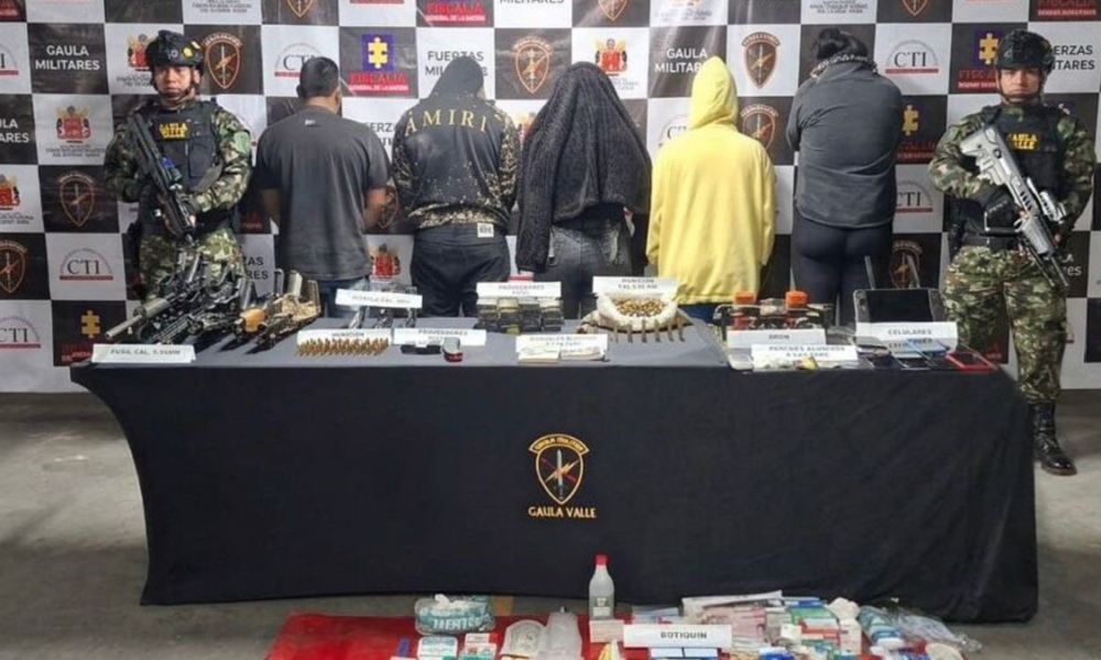 incautación arsenal disidencias — Impactante Incautación de Arsenal a Disidencias en Valle del Cauca