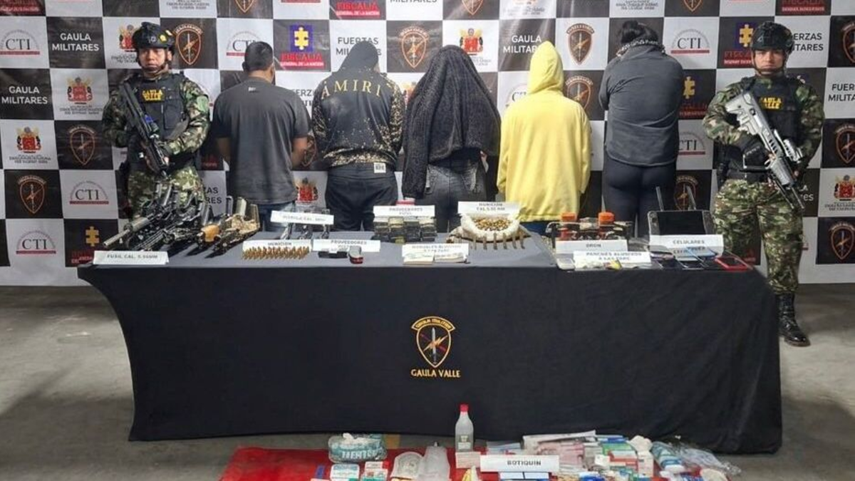 incautación arsenal disidencias — Impactante Incautación de Arsenal a Disidencias en Valle del Cauca