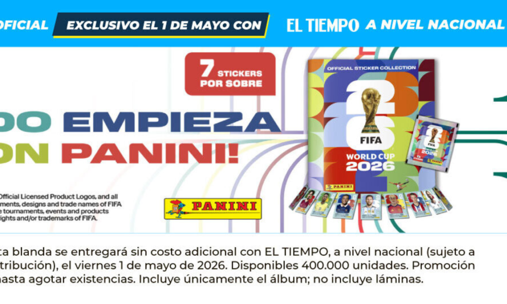 Álbum Panini 2026 — Álbum Panini 2026: Lanzamiento en Colombia anticipado y características de la ed