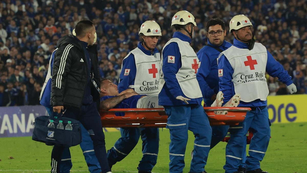 Lesión Rodrigo Contreras — Lesión Rodrigo Contreras: Sustitución por fuerte golpe en Copa Sudamericana