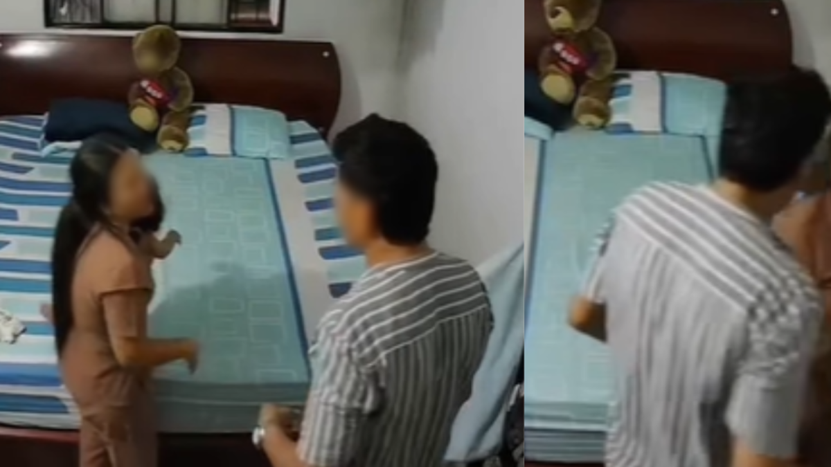 Violencia intrafamiliar Meta — Violencia intrafamiliar Meta: Cámara de seguridad registra agresión en Puerto Ga