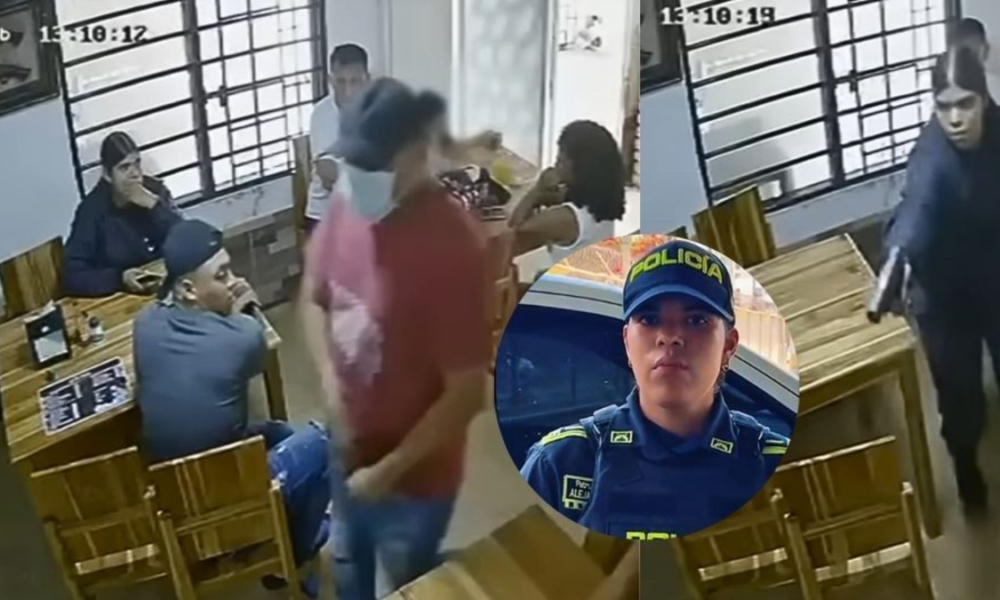 Patrullera heroína Cartagena — Patrullera heroína Cartagena: Detiene asalto a mano armada en restaurante