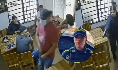 Patrullera heroína Cartagena — Patrullera heroína Cartagena: Detiene asalto a mano armada en restaurante