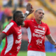 Santa Fe golea Cúcuta — Santa Fe golea Cúcuta 5-0 y revive en la Liga BetPlay Dimayor