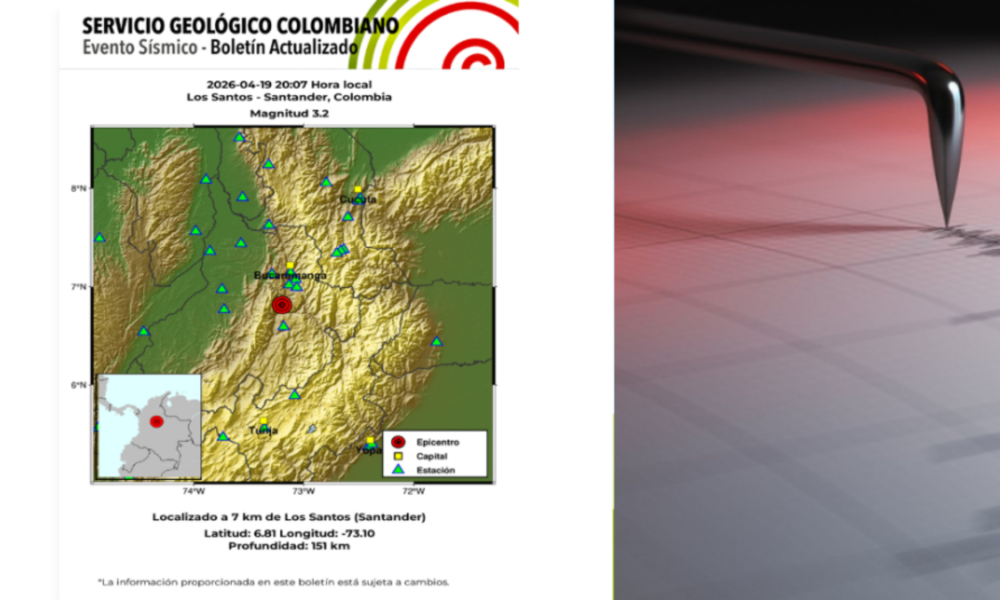 Sismo Los Santos Santander — Sismo Los Santos Santander: Confirman movimiento telúrico de 3.2 grados sin afec