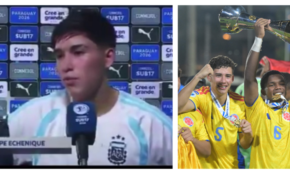 declaración jugador argentino — Polémica por declaración de jugador argentino tras Sudamericano Sub-17