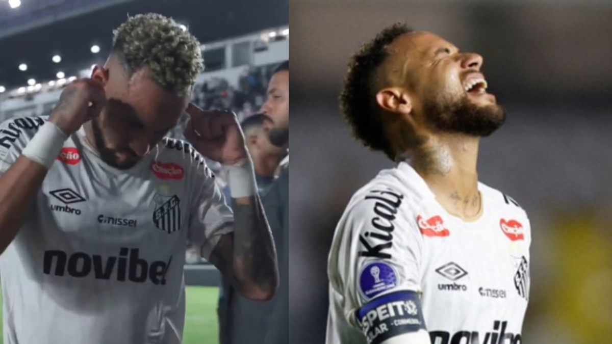 Neymar polémica hinchada — Neymar polémica hinchada: Reacción del futbolista del Santos genera controversia