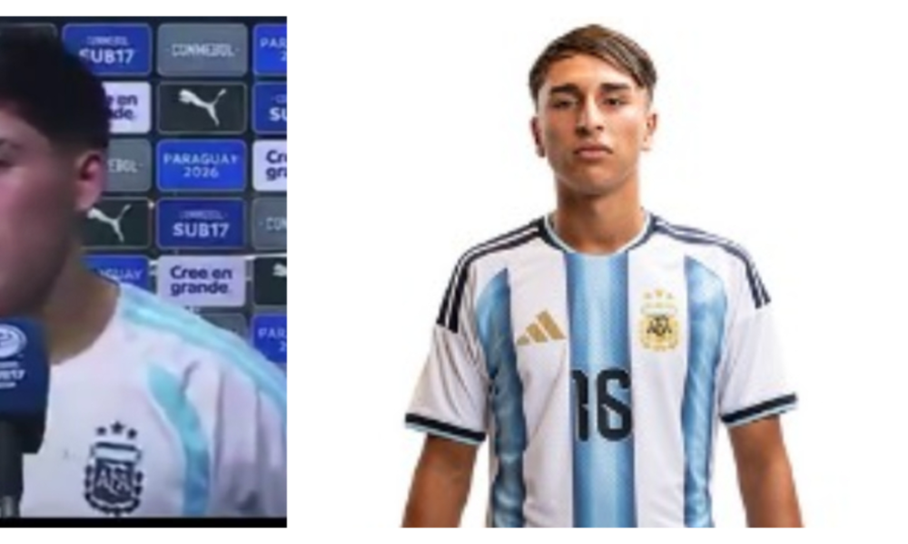 Confusión futbolista argentino — Confusión futbolista argentino desata amenazas en redes tras Sudamericano Sub-17