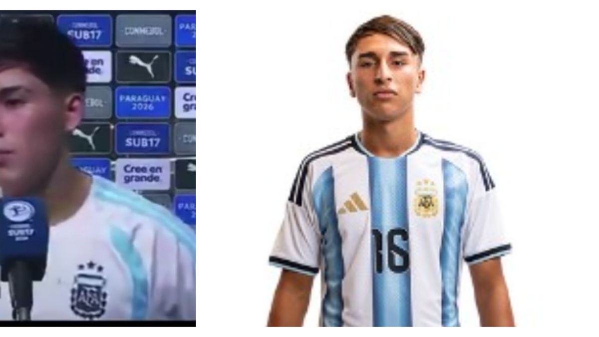 Confusión futbolista argentino — Confusión futbolista argentino desata amenazas en redes tras Sudamericano Sub-17