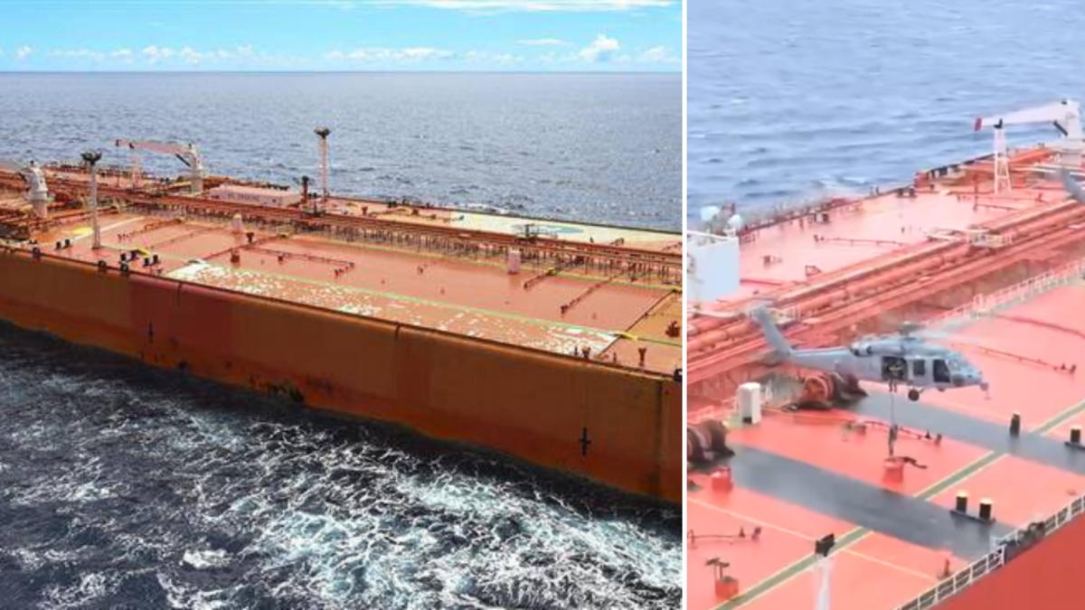 buque petrolero interceptado — Estados Unidos intercepta buque petrolero sancionado en el Indopacífico