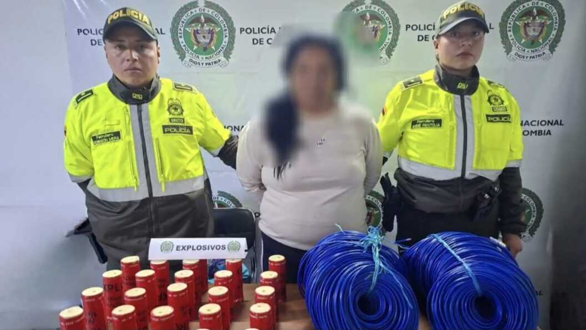 captura explosivos Pasto — Captura Explosivos Pasto: Mujer Extranjera Detenida con Pentolita en Terminal