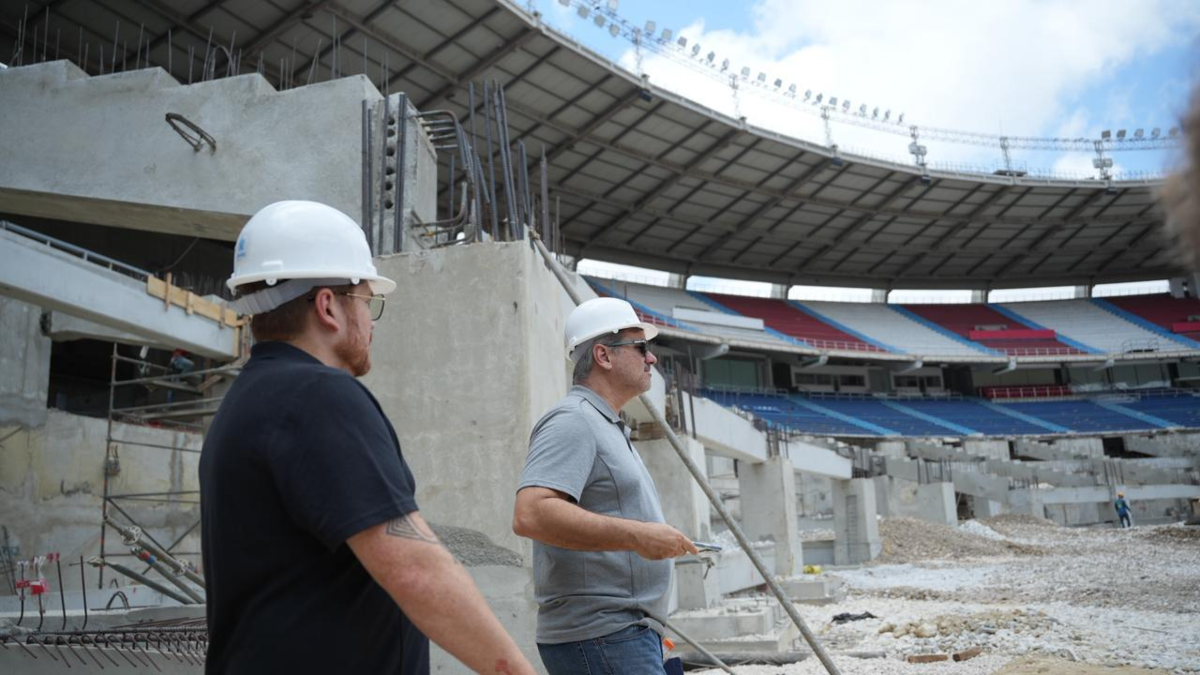 remodelación Estadio Metropolitano — Barranquilla avanza en remodelación del Estadio Metropolitano para final de Copa