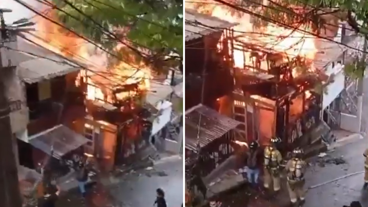 incendio Manrique Medellín — Incendio Manrique Medellín: Dos Viviendas Consumidas en el Barrio Versalles