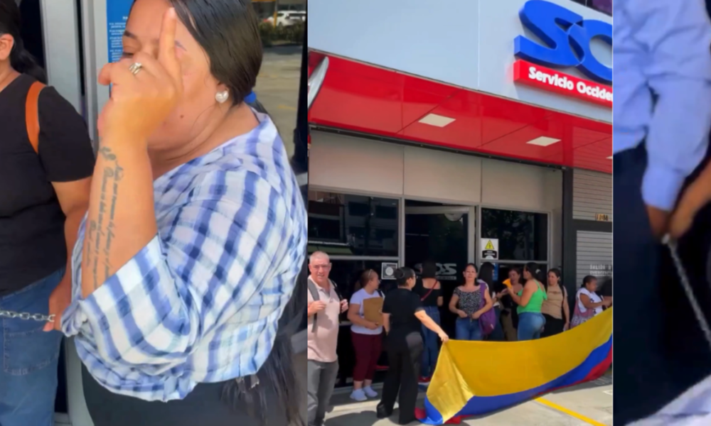 Protesta EPS SOS Cali — Madres se encadenan por suspensión de medicamentos vitales en Cali