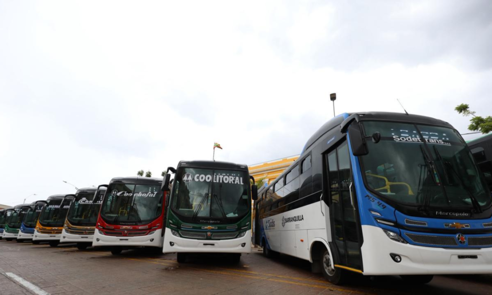 Renovación flota Barranquilla — Renovación Flota Barranquilla: 42 Buses Modernos Mejoran el Transporte Público