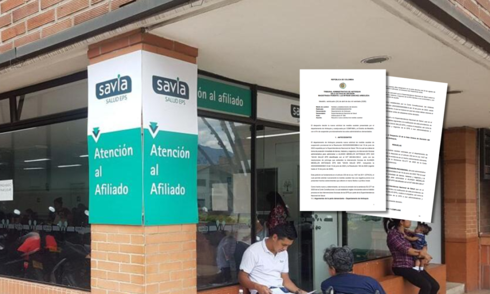 suspensión intervención Savia Salud — Suspensión intervención Savia Salud: Tribunal de Antioquia frena medida del Gobi