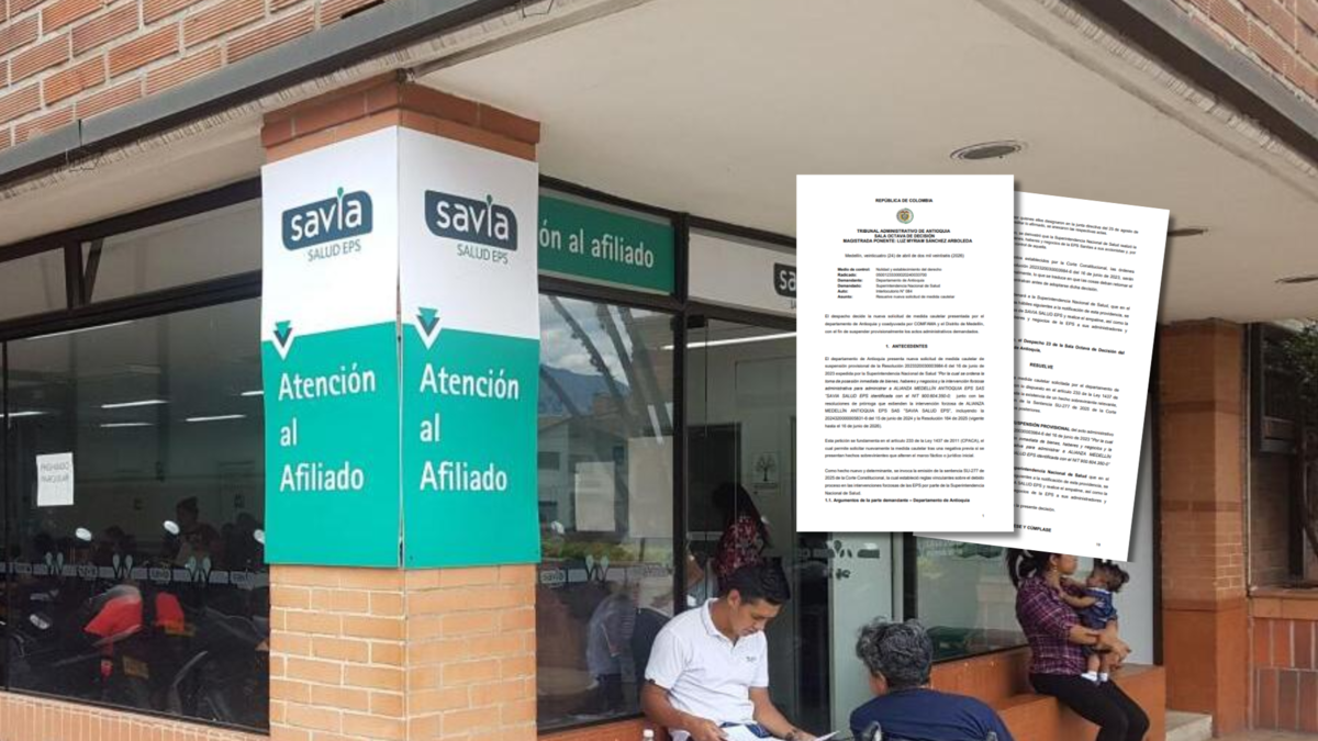 suspensión intervención Savia Salud — Suspensión intervención Savia Salud: Tribunal de Antioquia frena medida del Gobi
