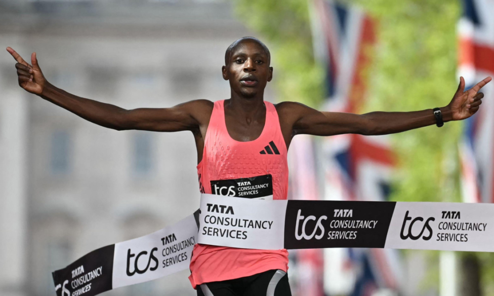 récord mundial maratón — Récord mundial maratón: Sabastian Sawe rompe la barrera de las dos horas en Lond