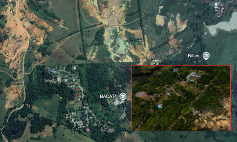 mina oro ilegal — Hallazgo mina oro ilegal en base militar colombiana