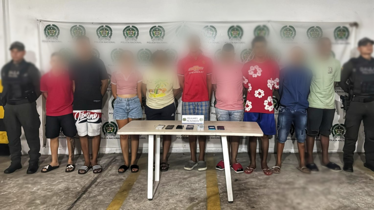 captura extorsión Barranquilla — Megaoperativo contra ‘Los Costeños’: 9 capturados por extorsión en Barranquilla