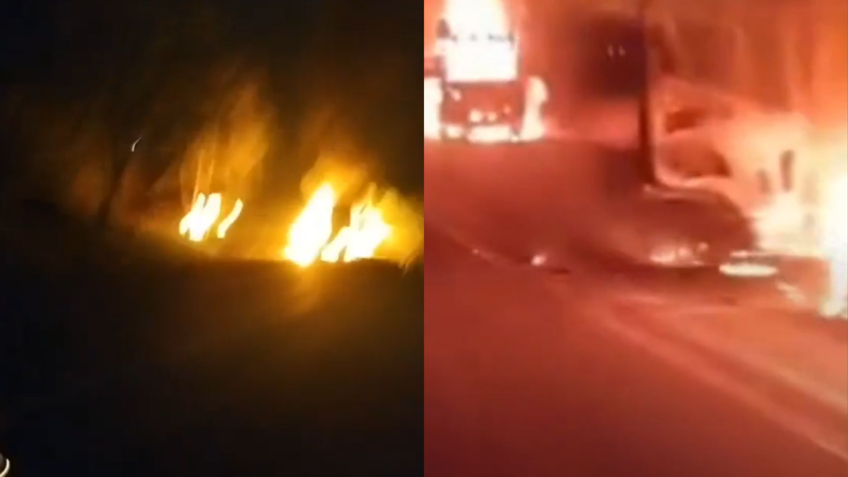 ataque en Dagua — Ataque en Dagua: Hombres Armados Incineran Camiones en el Valle del Cauca
