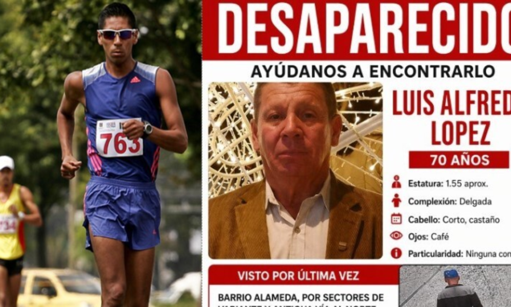 desaparición Luis Alfredo — Desaparición Luis Alfredo: Padre de campeón mundial de marcha López lleva 15 día