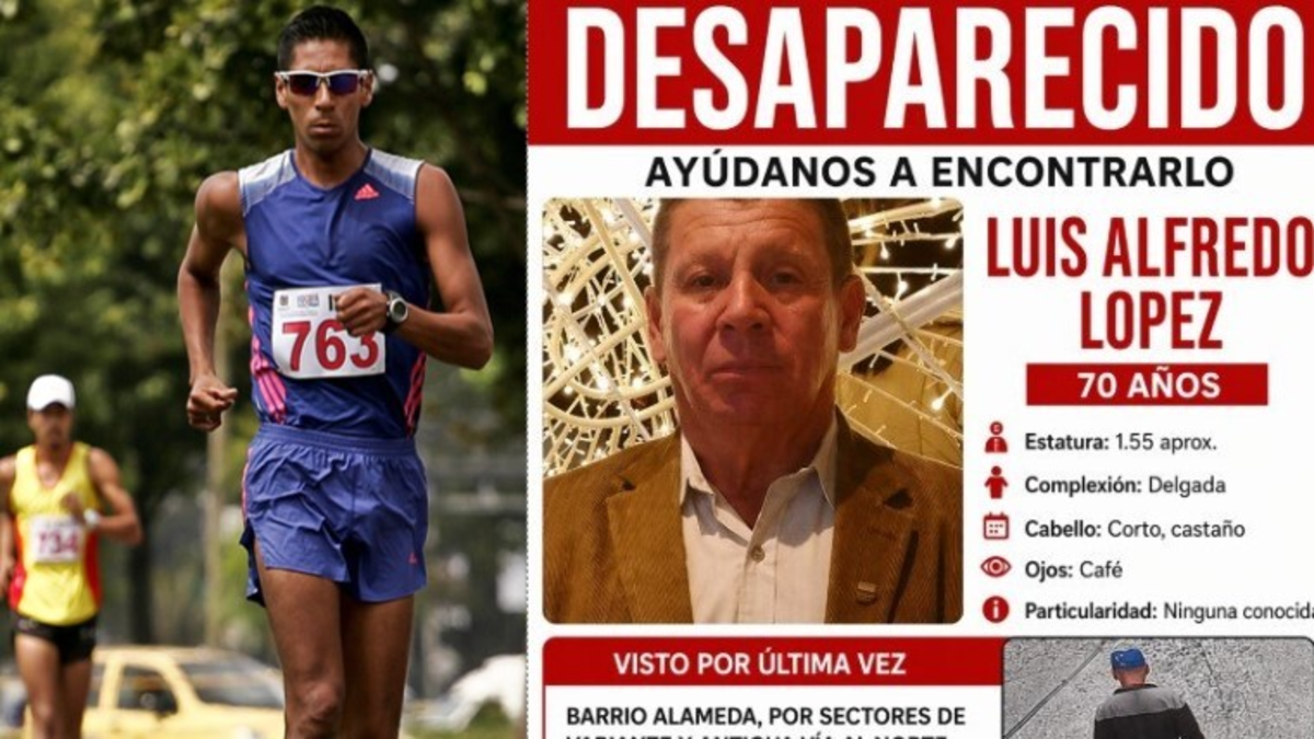 desaparición Luis Alfredo — Desaparición Luis Alfredo: Padre de campeón mundial de marcha López lleva 15 día